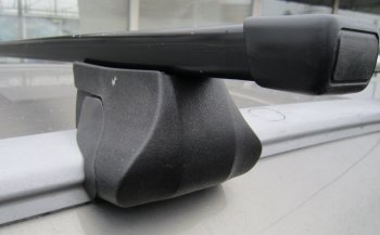 Комплект поперечин с крепежом для интегрированых рейлингов Integra Лада Калина 1118 седан (2004-2013) (Стальные поперечины 1200 мм)