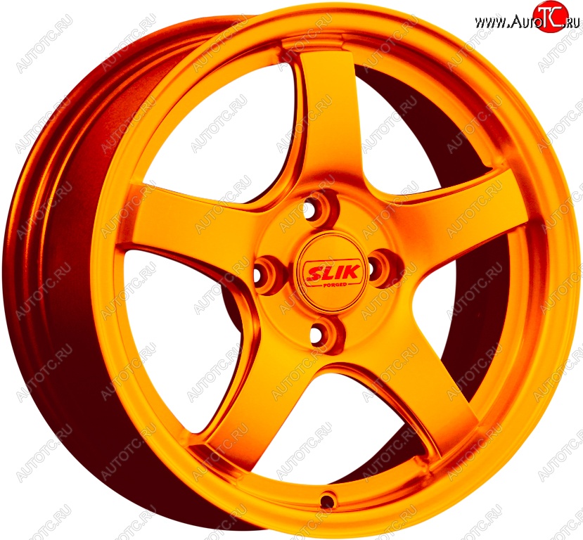 11 899 р. Кованый диск Slik Classic L-1843 6.5x15 Lifan 630 (2013-2014) 4x100.0xDIA54.1xET45.0 (Ярко оранжевый (ORANGE))