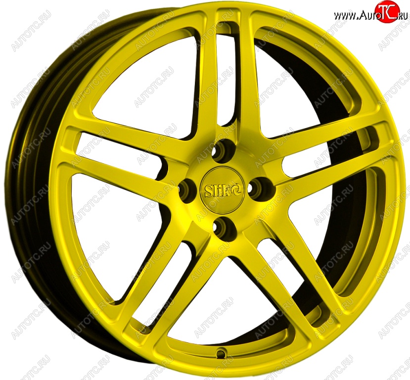 20 399 р. Кованый диск Slik Classic L-778 7.5x17 KIA Sorento XM рестайлинг (2012-2015) 5x114.3xDIA67.1xET35.0 (Candy желтый (Candy Yellow))