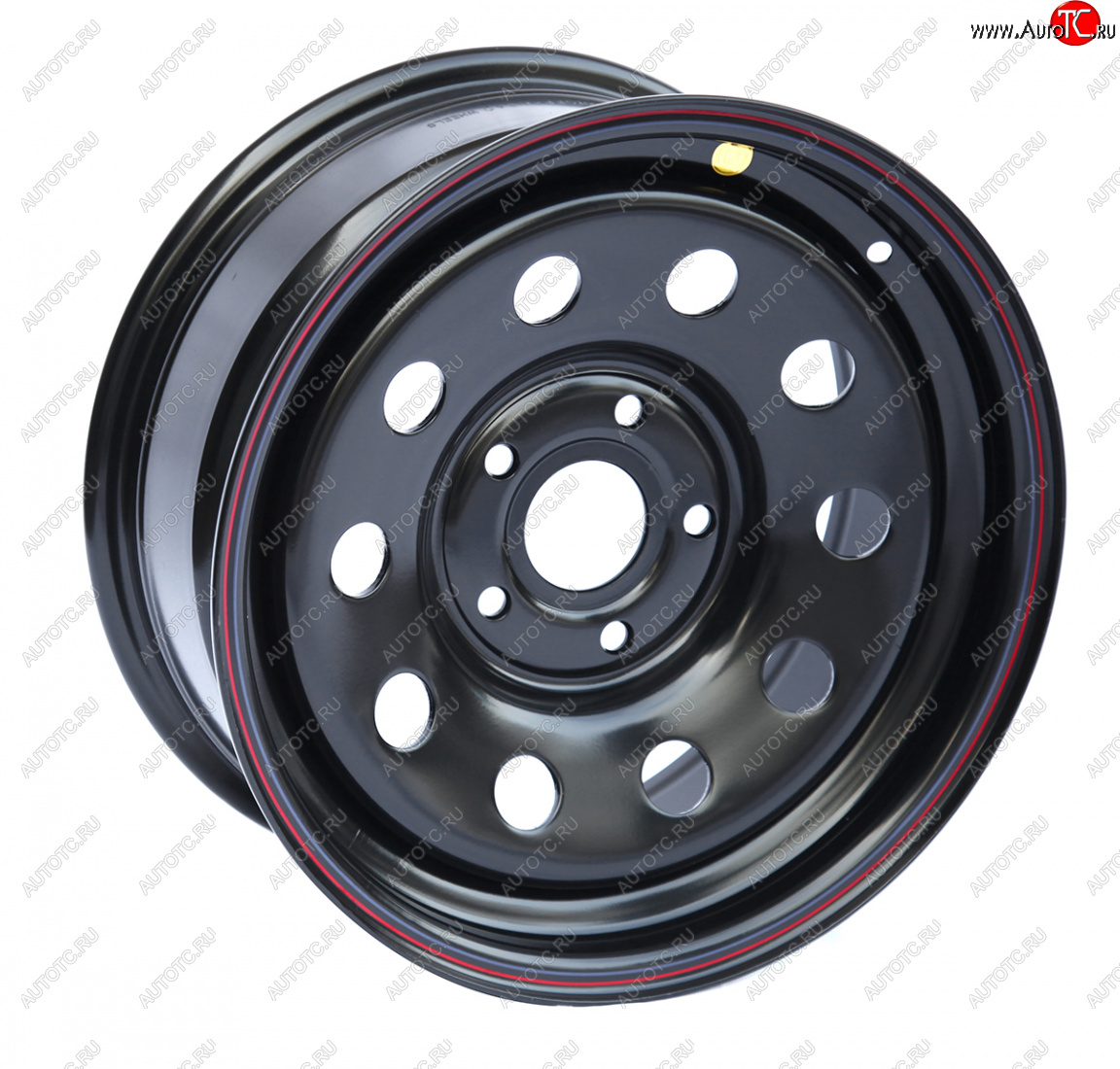 6 279 р. Штампованый диск OFF-ROAD Wheels (усиленный, круг) 7.0x16 BMW 5 серия E60 седан дорестайлинг (2003-2007) 5x120.0xDIA72.6xET20.0 (Цвет: черный)