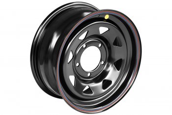 Штампованый диск OFF-ROAD Wheels (стальной усиленный, треугольник мелкий - черный). 7.0 x 16 Suzuki Vitara ET 3 дв. (1988-1999) 5x139.7xDIA110.0xET25.0