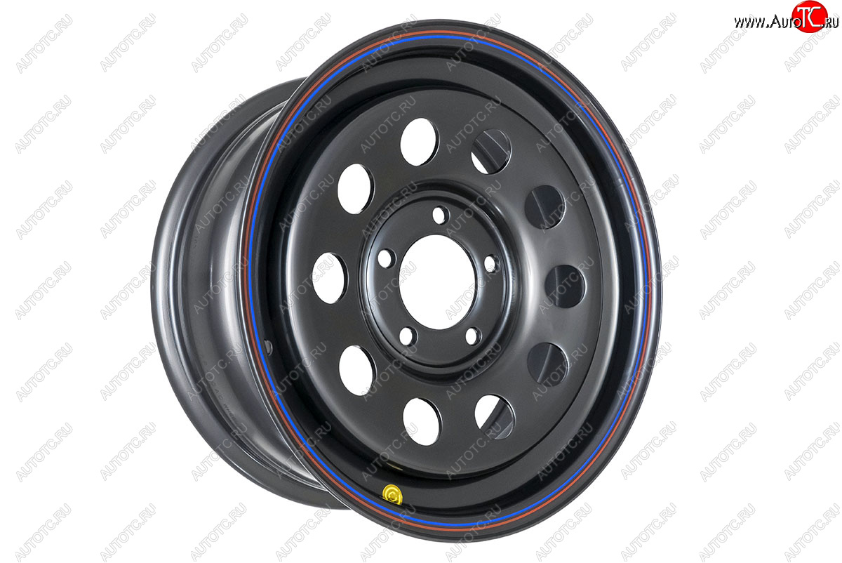 6 249 р. Штампованый диск OFF-ROAD Wheels (усиленный, круг) 7.0x16 BMW 3 серия E36 седан (1990-2000) 5x120.0xDIA72.6xET35.0 (Цвет: черный)