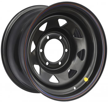 Штампованый диск OFF-ROAD Wheels (стальной усиленный, треугольник мелкий - черный). 8.0 x 16 Toyota 4Runner N120,N130 5 дв. дорестайлинг (1989-1992) 6x139.7xDIA110.0xET0.0