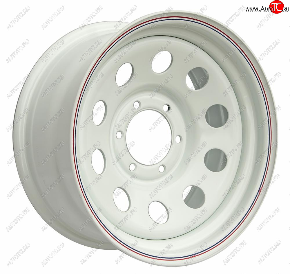 8 459 р. Штампованый диск OFF-ROAD Wheels (стальной усиленный, круг - белый). 8.0 x 17 Haval H5 (2023-2025) 6x139.7xDIA110.0xET0.0 