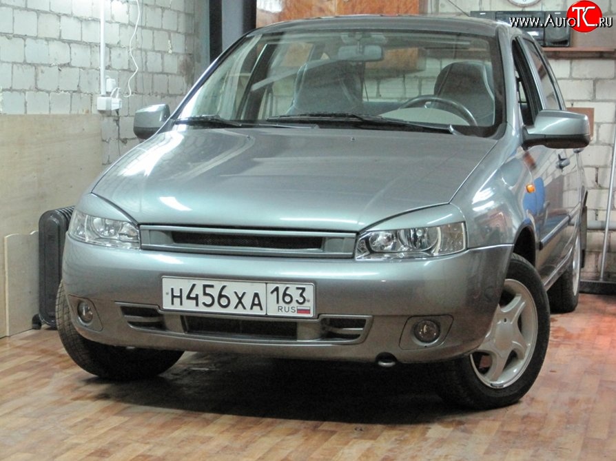 789 р. Решётка радиатора Sport Лада Калина Спорт 1119 хэтчбэк (2008-2014) (Неокрашенная)  с доставкой в г. Вологда