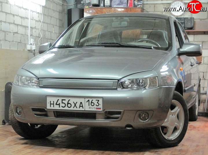 949 р. Решётка радиатора Зима-Лето Лада Калина Спорт 1119 хэтчбэк (2008-2014) (Неокрашенная)  с доставкой в г. Вологда