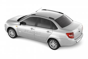 5 849 р. Рейлинги Petroil Tuning Комфорт Лада Калина 1118 седан (2004-2013) (Серебристый муар)  с доставкой в г. Вологда. Увеличить фотографию 4