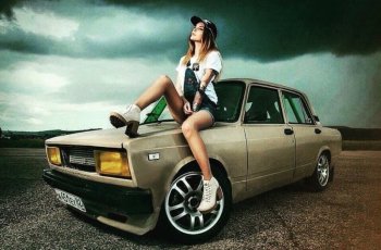 1 199 р. Накладка переднего бампера на Автостайл™ ″Вихур″  Лада 2101 - 2107 (Вариант 1)  с доставкой в г. Вологда. Увеличить фотографию 9
