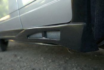 969 р. Пороги накладки Autodemic Полуарка с сеткой Лада 2105 (1979-2010) (Текстурная поверхность)  с доставкой в г. Вологда. Увеличить фотографию 4