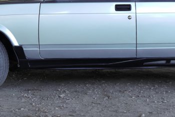 969 р. Пороги накладки Autodemic Полуарка с сеткой Лада 2105 (1979-2010) (Текстурная поверхность)  с доставкой в г. Вологда. Увеличить фотографию 6
