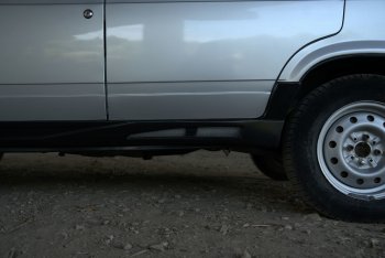 969 р. Пороги накладки Autodemic Полуарка с сеткой Лада 2105 (1979-2010) (Текстурная поверхность)  с доставкой в г. Вологда. Увеличить фотографию 7