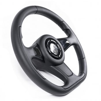 3 389 р. Рулевое колесо Sport Extrim Delux (Ø360 мм) Лада нива 4х4 2121-80 ФОРА (1995-2011) (Черный)  с доставкой в г. Вологда. Увеличить фотографию 2
