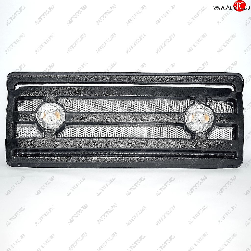 1 039 р. Решётка радиатора (с противотуманками) Autodemic Лада 2107 (1982-2012) (Текстурная поверхность)  с доставкой в г. Вологда