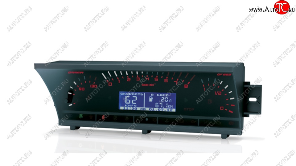 23 799 р. Комбинация приборов Gamma GF 683 (для автомобилей с высокой .панелью приборов) Лада 2108 (1984-2003)  с доставкой в г. Вологда