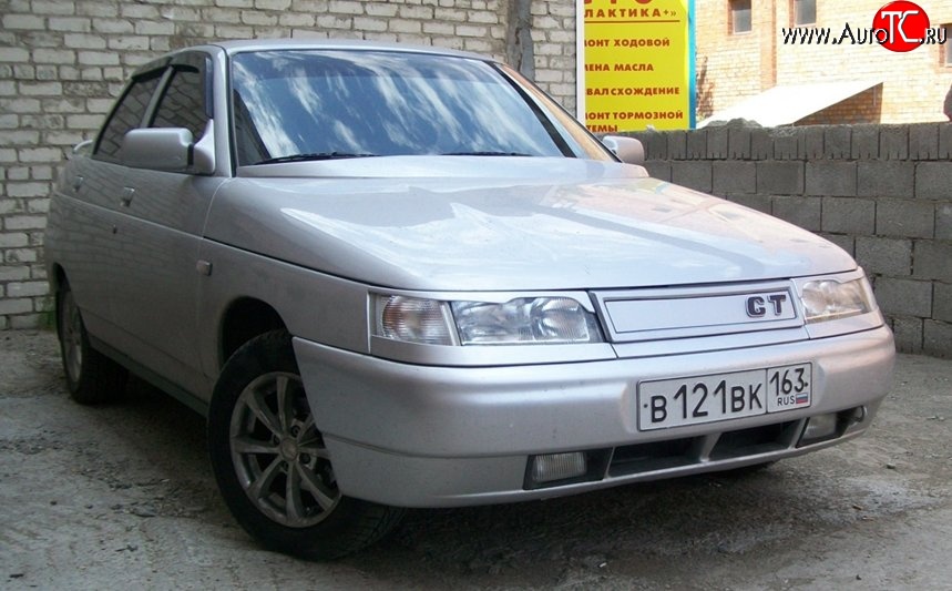 649 р. Решётка радиатора GT Лада 2112 хэтчбек (1999-2008) (Неокрашенная)  с доставкой в г. Вологда