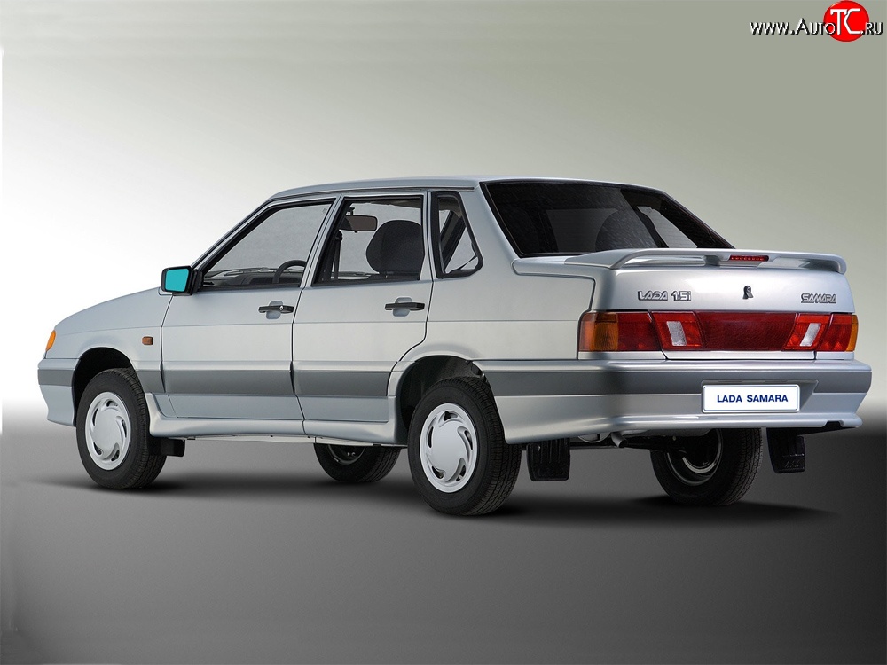 3 289 р. Задний бампер Стандартный Лада 2115 (1997-2012) (НОкрашенный (пласт.балка))  с доставкой в г. Вологда