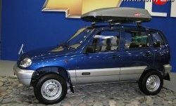2 499 р. Накладки на двери (молдинги) Стандарт  Chevrolet Niva  2123 (2002-2008), Лада 2123 (Нива Шевроле) (2002-2008) (Неокрашенные)  с доставкой в г. Вологда. Увеличить фотографию 4