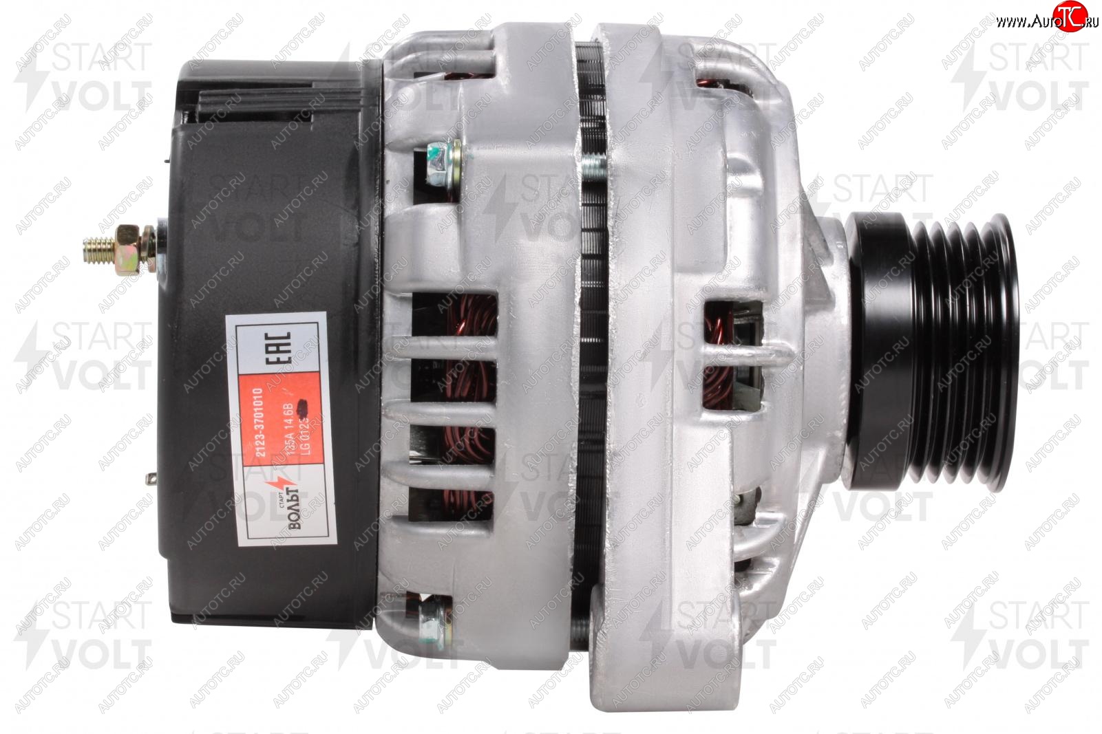 5 499 р. Генератор (135A / 14В) (1.7i) START VOLT Лада 2123 (Нива Шевроле) 1 рестайлинг (2009-2020)  с доставкой в г. Вологда