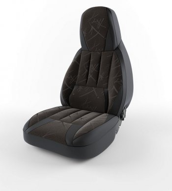 Чехлы для сидений (по 2012 год) Lord Autofashion Форсаж (экокожа) Лада 2123 (Нива Шевроле) 1 рестайлинг (2009-2020)