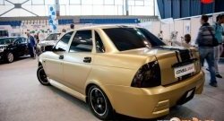 9 799 р. Задний бампер Консул Лада Приора 2170 седан дорестайлинг (2007-2014) (Неокрашенный)  с доставкой в г. Вологда. Увеличить фотографию 2