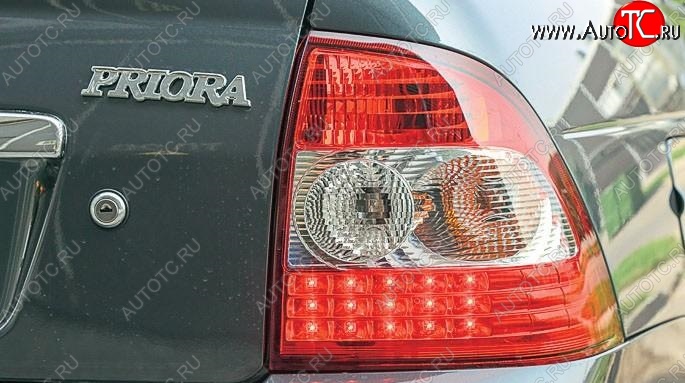 2 299 р. Фонарь FS (правый, диодный) Лада Приора 2170 седан дорестайлинг (2007-2014)  с доставкой в г. Вологда