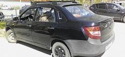 3 899 р. Пороги накладки Кураж v2 Лада Калина 2192 хэтчбек (2013-2018) (Неокрашенные)  с доставкой в г. Вологда. Увеличить фотографию 2
