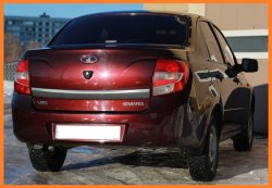 1 749 р. Молдинг на крышку багажника Артформ Лада Гранта 2190 седан  дорестайлинг (2011-2017) (Окрашенный)  с доставкой в г. Вологда. Увеличить фотографию 3