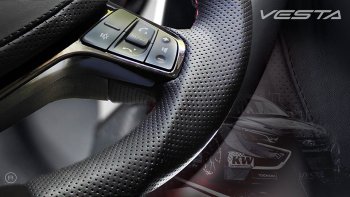 14 199 р. Анатомическое рулевое колесо Grand Sport Лада Калина 2194 универсал (2014-2018) (Без подогрева, На базе руля клиента)  с доставкой в г. Вологда. Увеличить фотографию 5