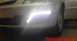 5 399 р. Вставки под ПТФ с ДХО в передний бампер Тюн-Авто  Лада Ларгус (2012-2021) дорестайлинг R90 (Стандарт)  с доставкой в г. Вологда. Увеличить фотографию 13