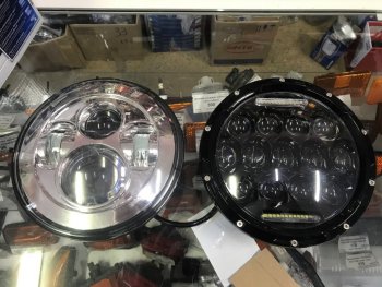 9 599 р. Фары SVS (LED) Лада нива 4х4 2131 5 дв. дорестайлинг (1993-2019) (Белые)  с доставкой в г. Вологда. Увеличить фотографию 2
