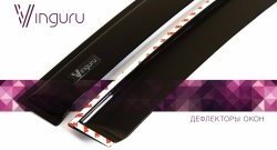 349 р. Дефлекторы окон Vinguru Лада нива 4х4 2121-80 ФОРА (1995-2011)  с доставкой в г. Вологда. Увеличить фотографию 2