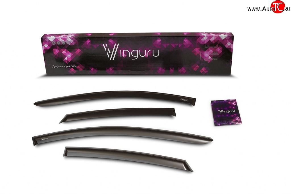 349 р. Дефлекторы окон Vinguru Лада нива 4х4 2121-80 ФОРА (1995-2011)  с доставкой в г. Вологда