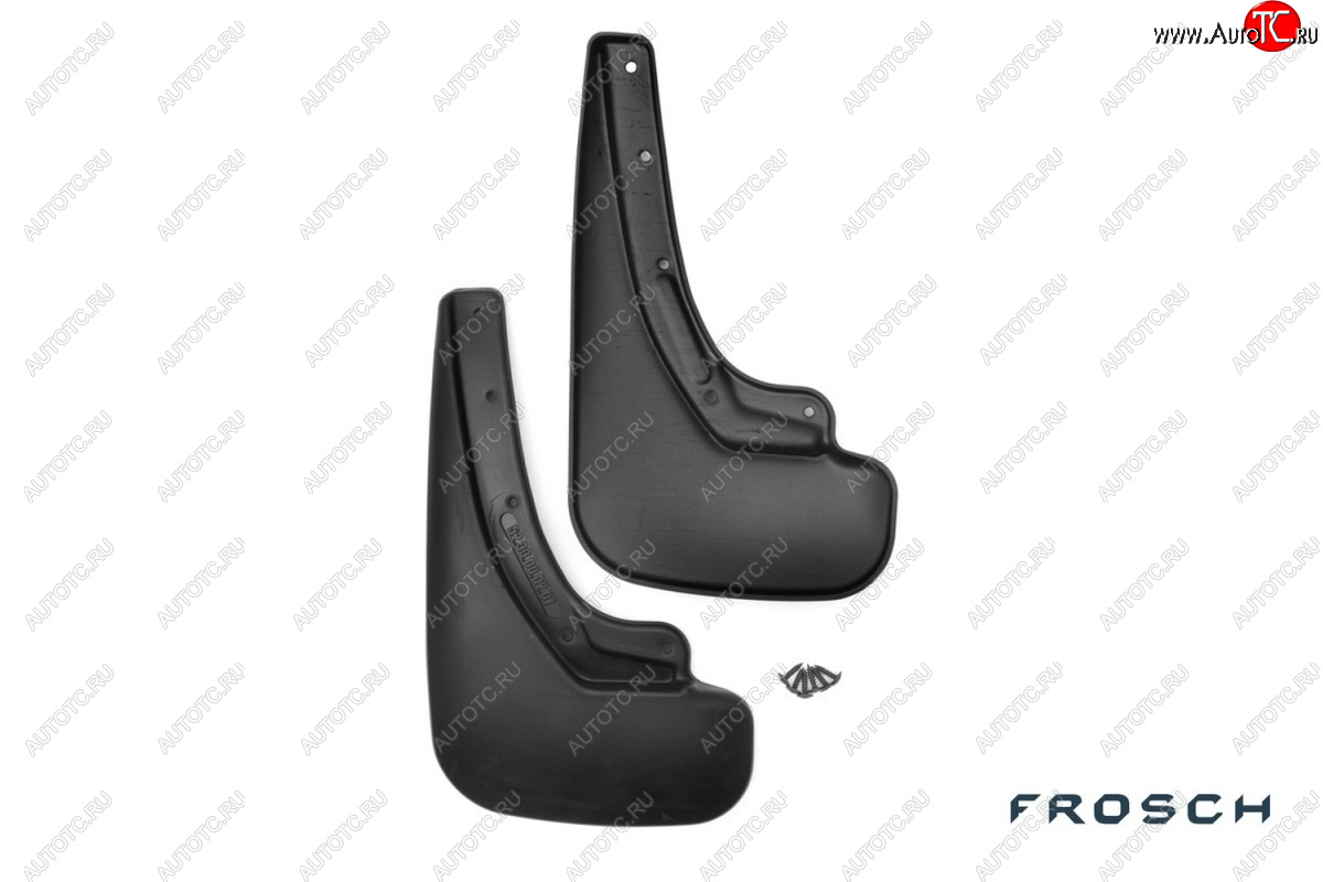 4 799 р. Брызговики Frosch (optimum, в коробке) Лада Веста 2180 седан дорестайлинг (2015-2023) (Задние)  с доставкой в г. Вологда