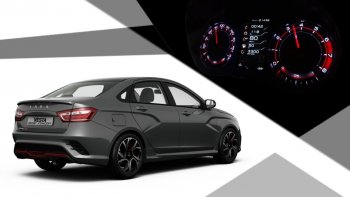 62 999 р. Приборная панель Ferrum GF 940 SPORT Edition Лада Веста SW 2181 универсал дорестайлинг (2017-2022) (С кожаным щитком (строчка красная))  с доставкой в г. Вологда. Увеличить фотографию 8