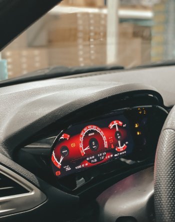 42 949 р. Электронная панель приборов Тюн-Авто “Vision” Лада Веста SW 2181 универсал дорестайлинг (2017-2022) (Темно-серый, матовый)  с доставкой в г. Вологда. Увеличить фотографию 3