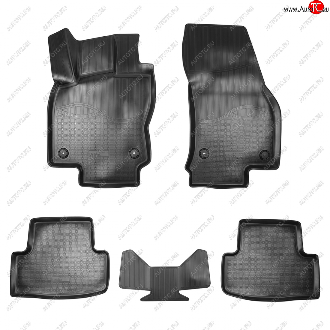 2 139 р. Коврики салона Norplast Unidec Volkswagen Taos (2020-2022) (черные)  с доставкой в г. Вологда