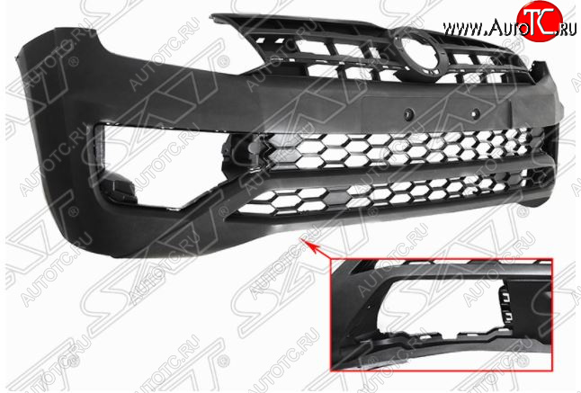 16 749 р. Передний бампер SAT  Volkswagen Amarok (2016-2022) рестайлинг (Неокрашенный)  с доставкой в г. Вологда