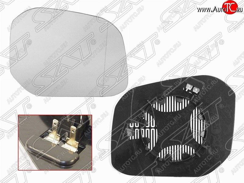 819 р. Правый зеркальный элемент зеркала заднего вида SAT (с подогревом) Volkswagen Caddy 2K рестайлинг (2015-2020)  с доставкой в г. Вологда