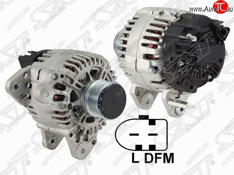 3 699 р. Генератор (110A/ 12V) (1,9D/2,0D/2,5D) SAT Volkswagen Crafter 1 (2006-2017)  с доставкой в г. Вологда