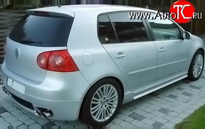 8 949 р. Накладка Hofele на задний бампер Volkswagen Golf 5 хэтчбэк (2003-2009) (Неокрашенная)  с доставкой в г. Вологда