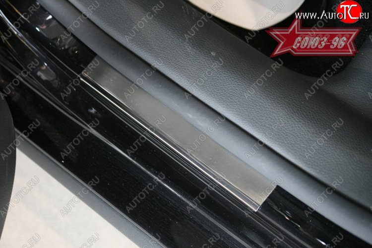 2 204 р. Накладки на внутренние пороги Souz-96 (без логотипа) Volkswagen Golf 5 хэтчбэк (2003-2009)  с доставкой в г. Вологда