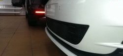 2 099 р. Сетка на бампер Russtal (черная) Volkswagen Golf 7 дорестайлинг, хэтчбэк 5 дв. (2012-2017)  с доставкой в г. Вологда. Увеличить фотографию 2