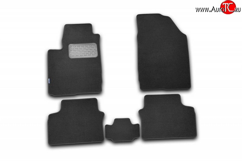 120 р. Коврик в салони Element 5 шт. (текстиль) (АКПП, хетчбек) Volkswagen Golf Plus 5 (2004-2009)  с доставкой в г. Вологда