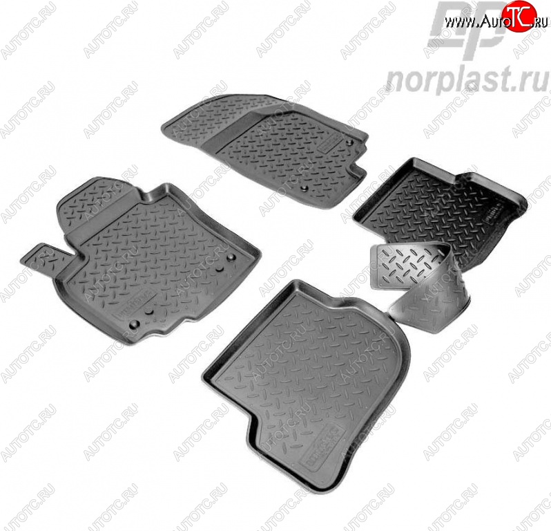 1 999 р. Комплект салонных ковриков Norplast Volkswagen Golf Plus 5 (2004-2009)  с доставкой в г. Вологда