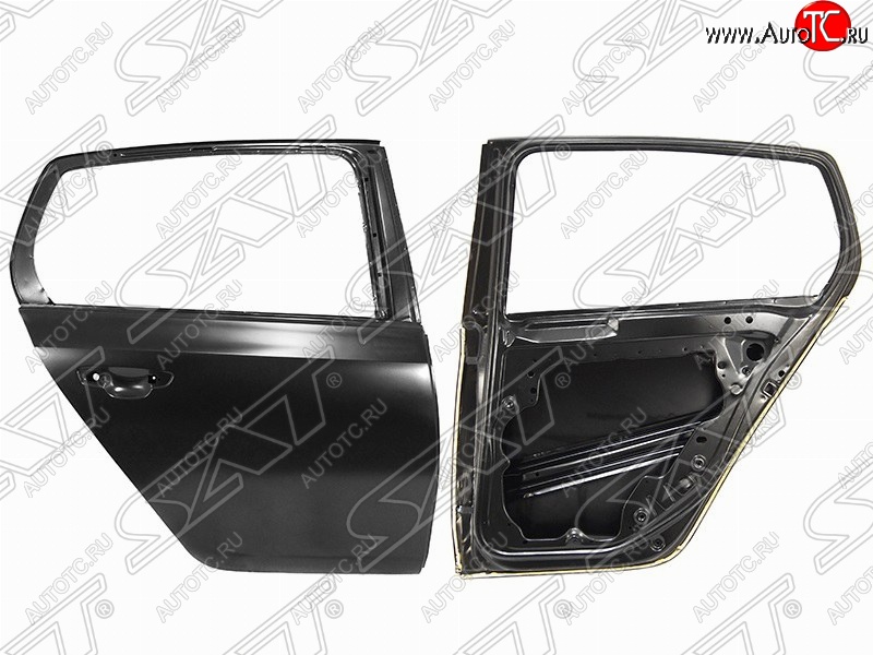 8 249 р. Правая дверь задняя SAT Volkswagen Golf 6 хэтчбэк 5 дв. (2008-2014) (Неокрашенная)  с доставкой в г. Вологда