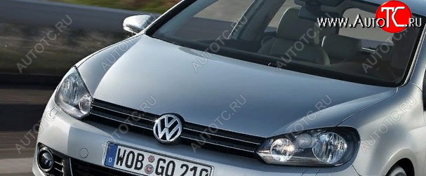 13 649 р. Металлический капот SIGNEDA Volkswagen Golf 6 хэтчбэк 5 дв. (2008-2014) (неокрашенный)  с доставкой в г. Вологда