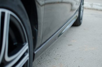 6 949 р. Пороги  MV Tuning (R-Line) Volkswagen Golf 6 хэтчбэк 5 дв. (2008-2014) (Неокрашенные)  с доставкой в г. Вологда. Увеличить фотографию 2