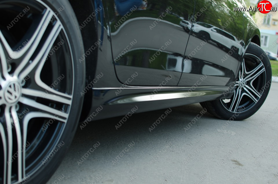 6 949 р. Пороги  MV Tuning (R-Line) Volkswagen Golf 6 хэтчбэк 5 дв. (2008-2014) (Неокрашенные)  с доставкой в г. Вологда