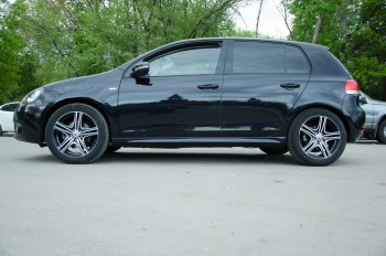 6 949 р. Пороги  MV Tuning (R-Line) Volkswagen Golf 6 хэтчбэк 5 дв. (2008-2014) (Неокрашенные)  с доставкой в г. Вологда. Увеличить фотографию 4