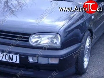 1 649 р. Реснички на фары CT Volkswagen Golf 3 (1991-1998) (Неокрашенные)  с доставкой в г. Вологда